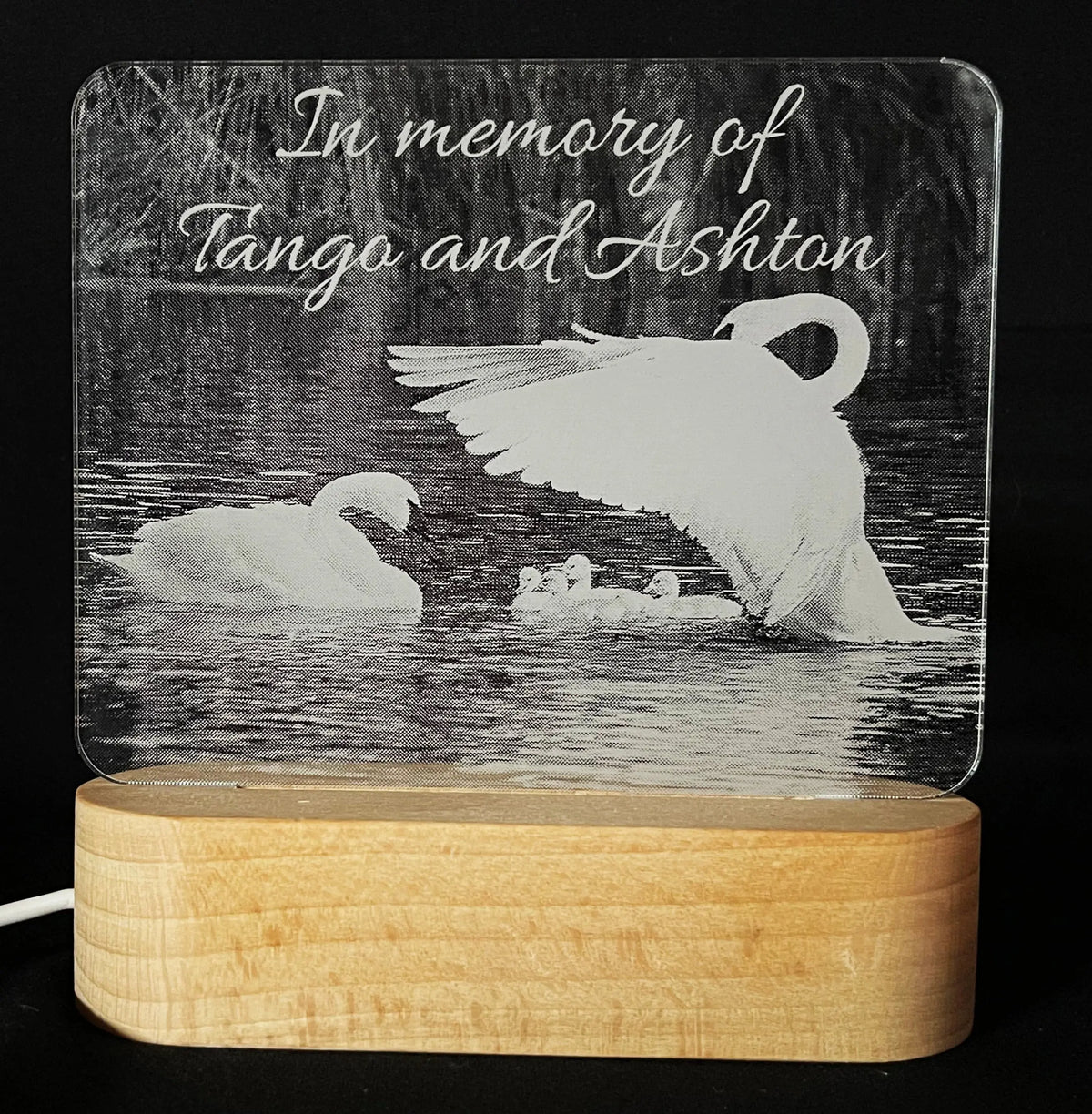 Photo Engraved Light Lamp - 7 Colours.