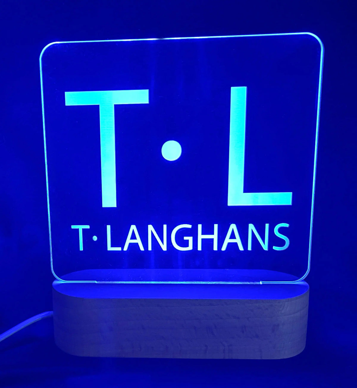 Custom Logo, Text and/or Graphic LED Light Sign - 7 Colours - Memories Made Custom