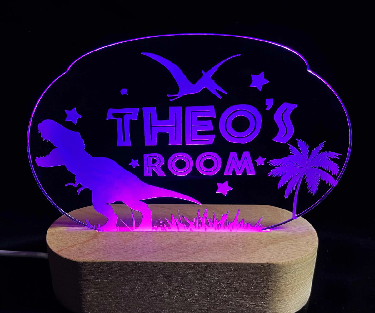 Dinosaur Night Light - 7 Colours.