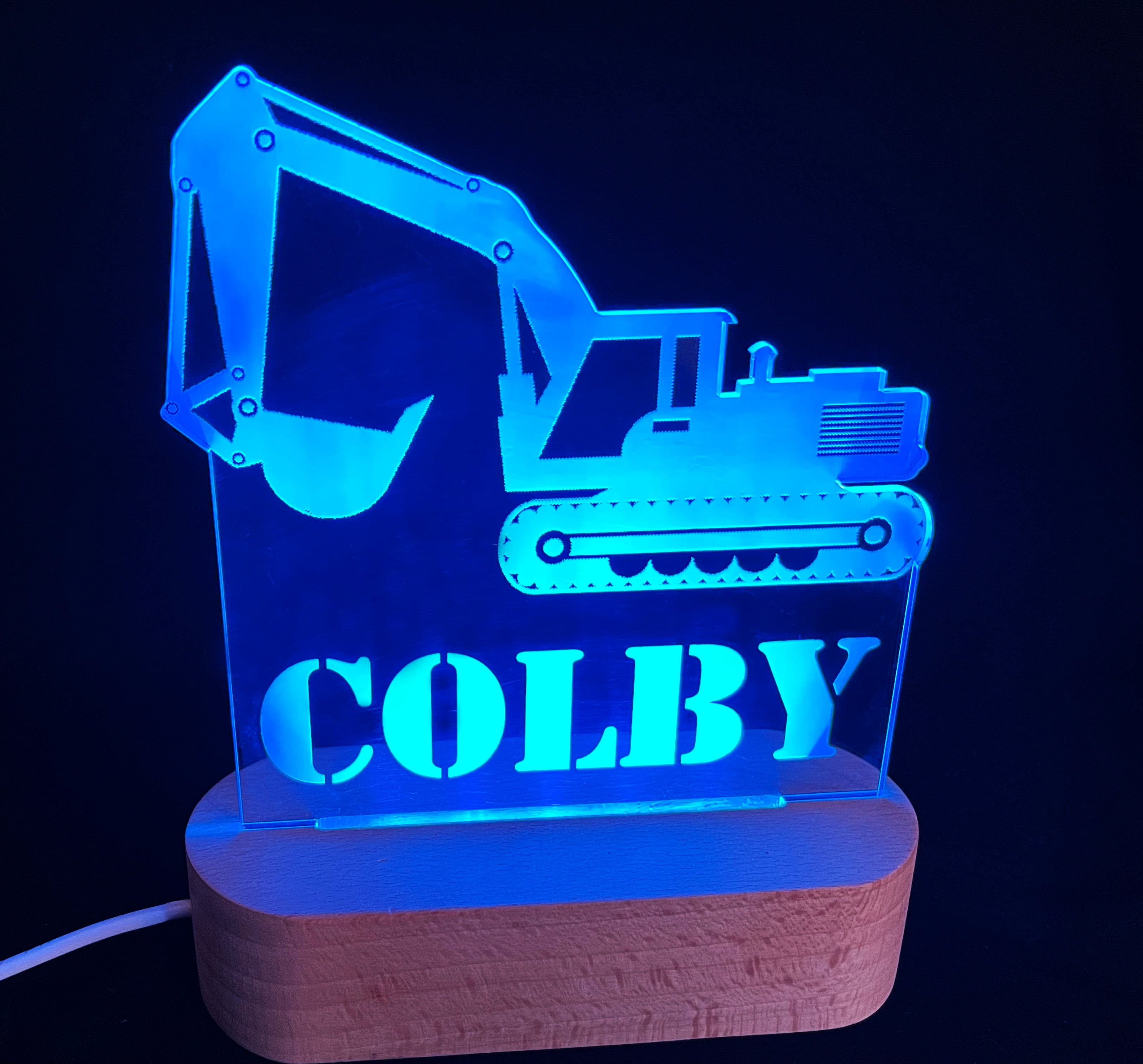 Tractor Night Light - 7 Colours.