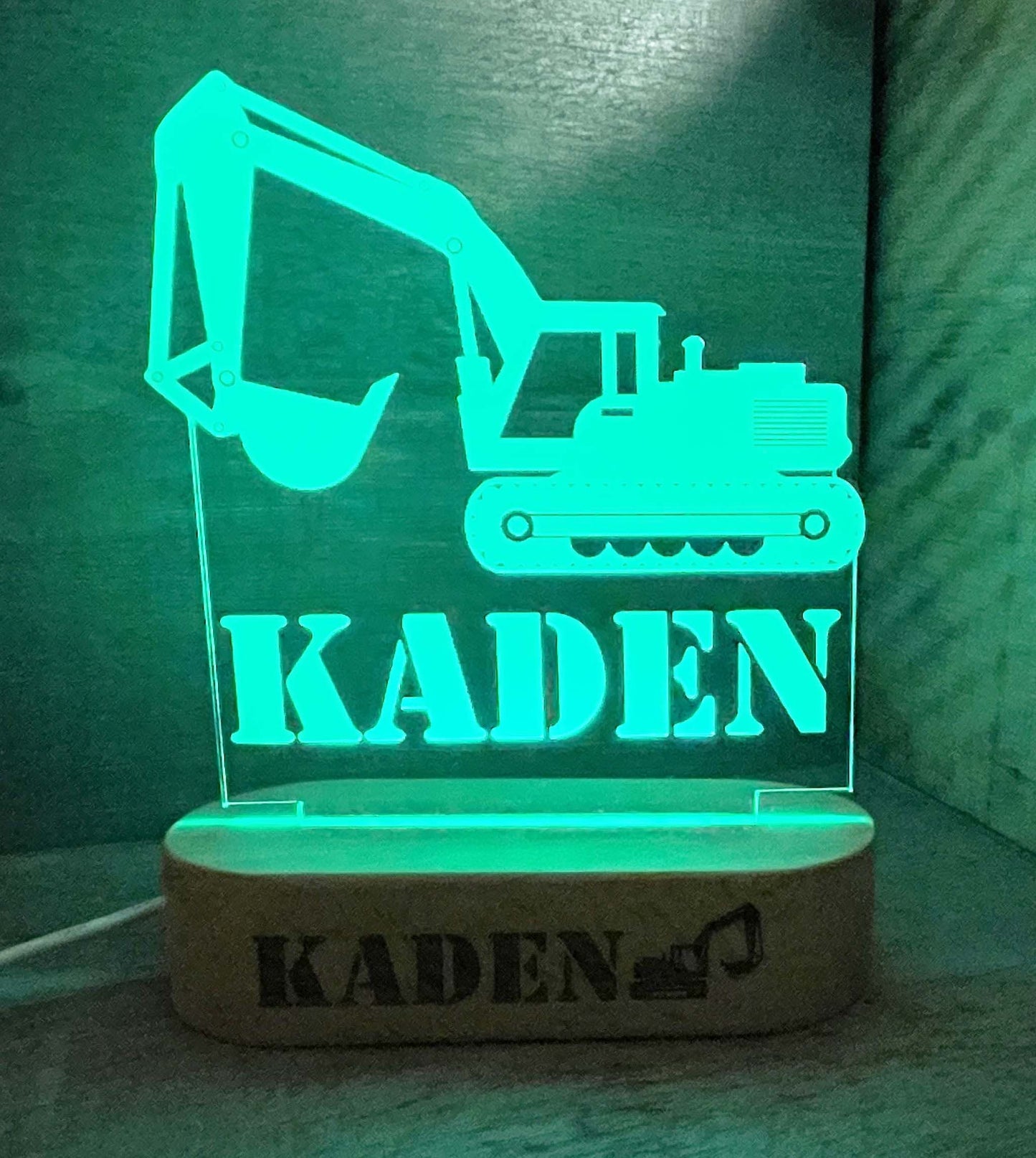 Tractor Night Light - 7 Colours.