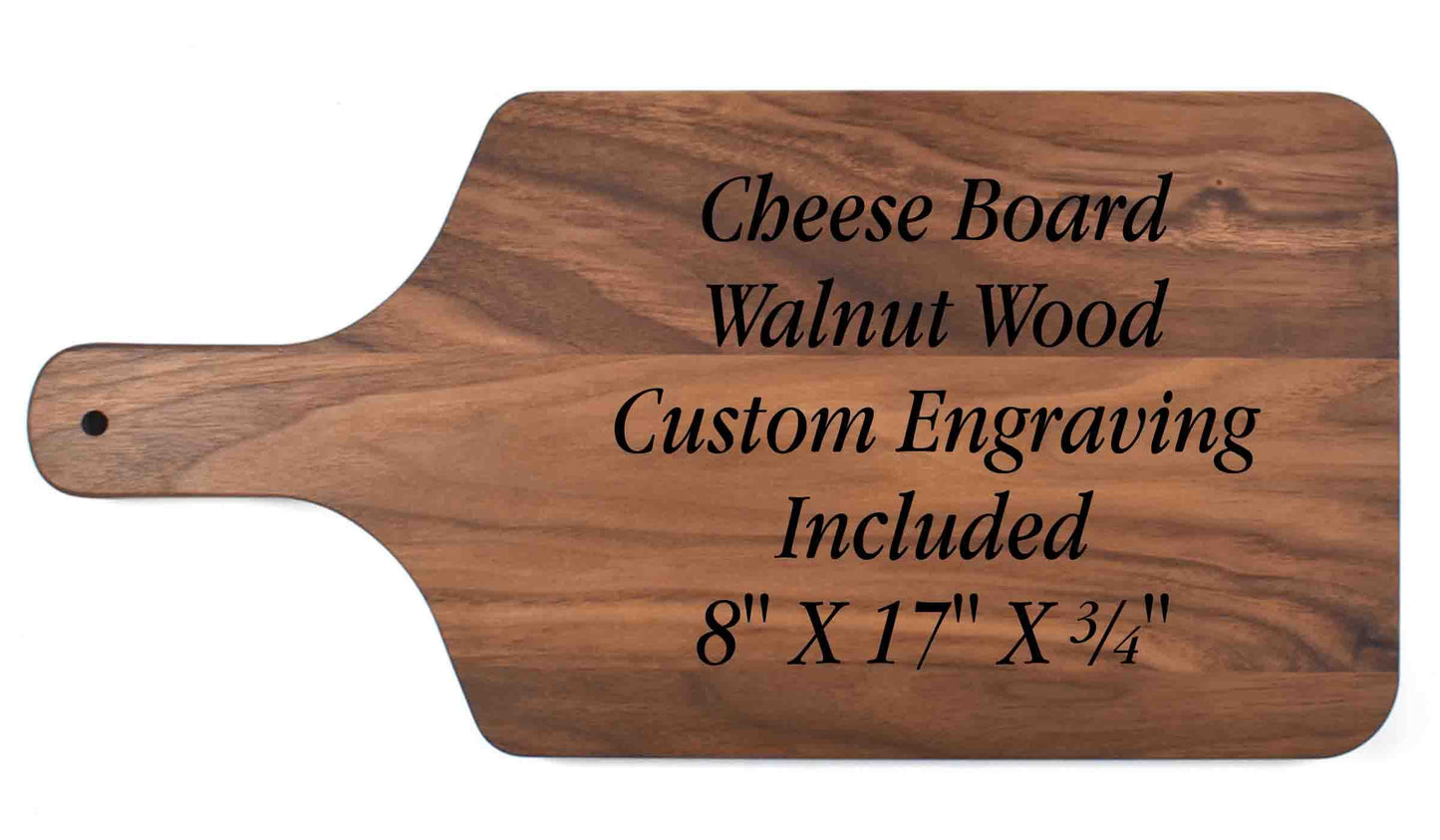 Solid Wood Cheese Board - Your Custom Design.