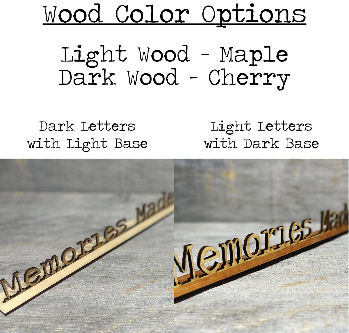 3D Laser Cut Head Table/Desk Name Plates.