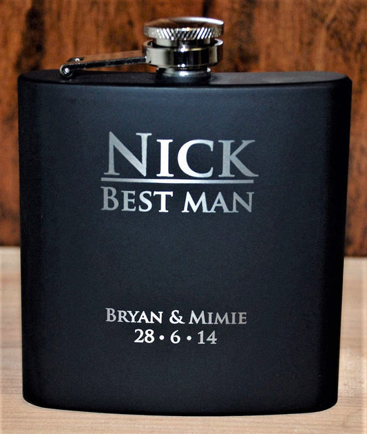 Custom Engraved Flasks Design 3.