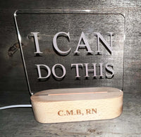 Custom Logo, Text and/or Graphic LED Light Sign - 7 Colours - Memories Made Custom