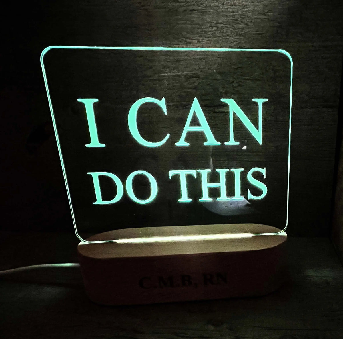 Custom Logo, Text and/or Graphic LED Light Sign - 7 Colours - Memories Made Custom