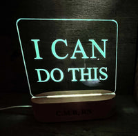 Custom Logo, Text and/or Graphic LED Light Sign - 7 Colours - Memories Made Custom