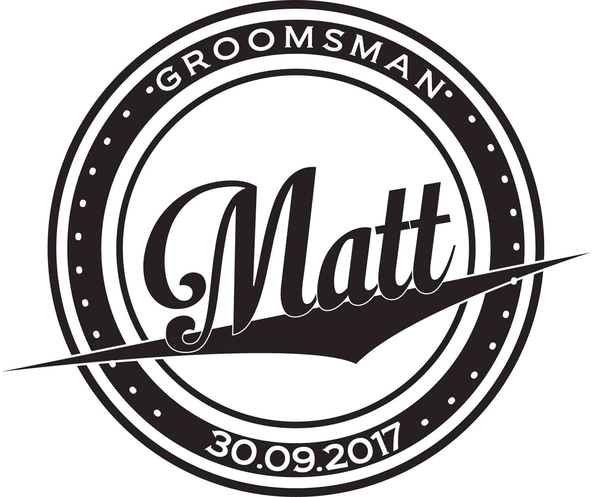 Groomsman Wooden Gift Boxes - Design 13.