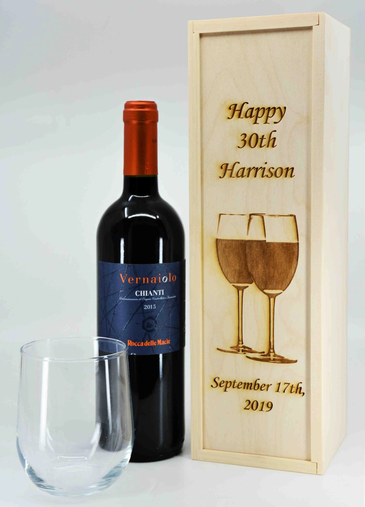 Pine Wine Boxes - Design 1.