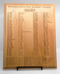 Alder Plaque.