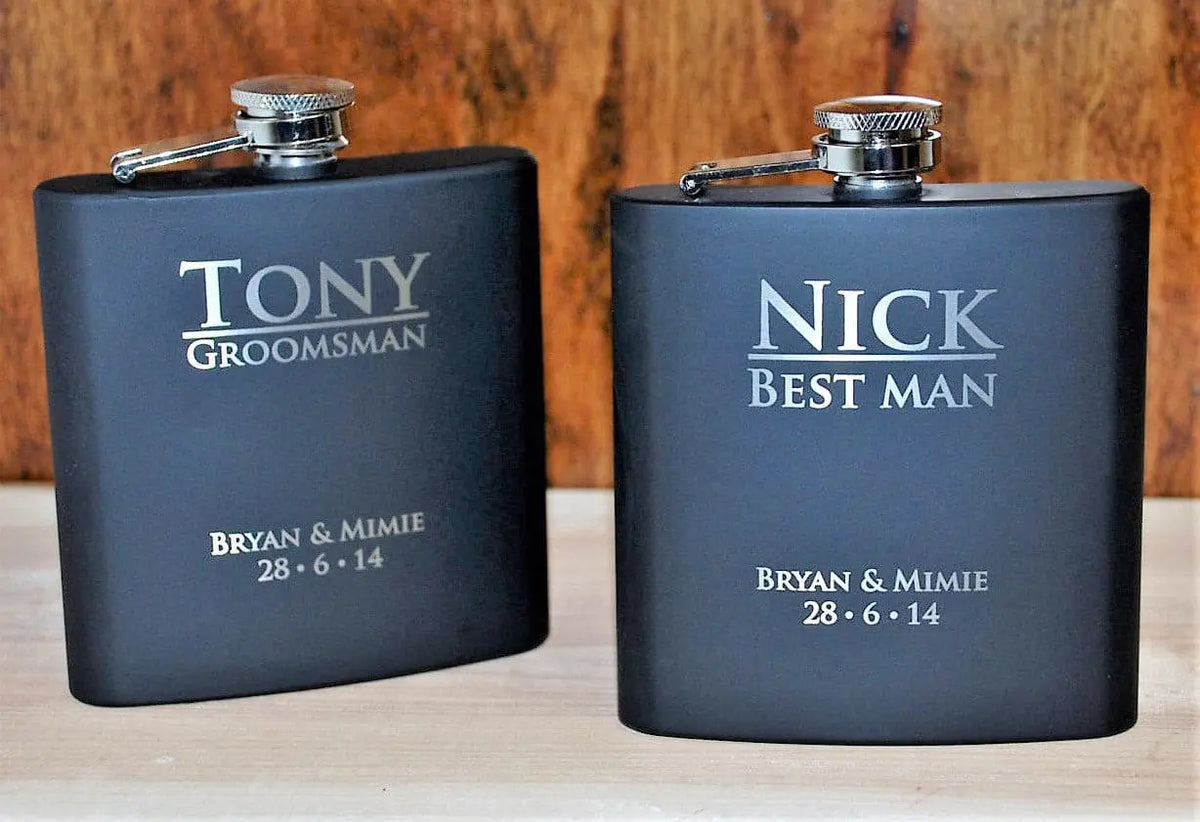 Custom Engraved Flasks Design 3.