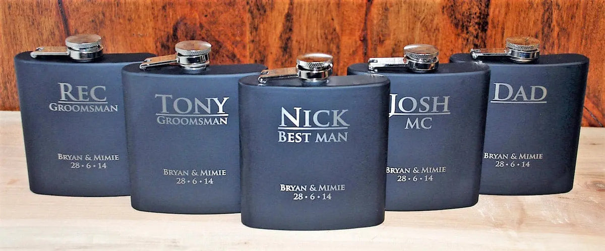 Custom Engraved Flasks Design 3.
