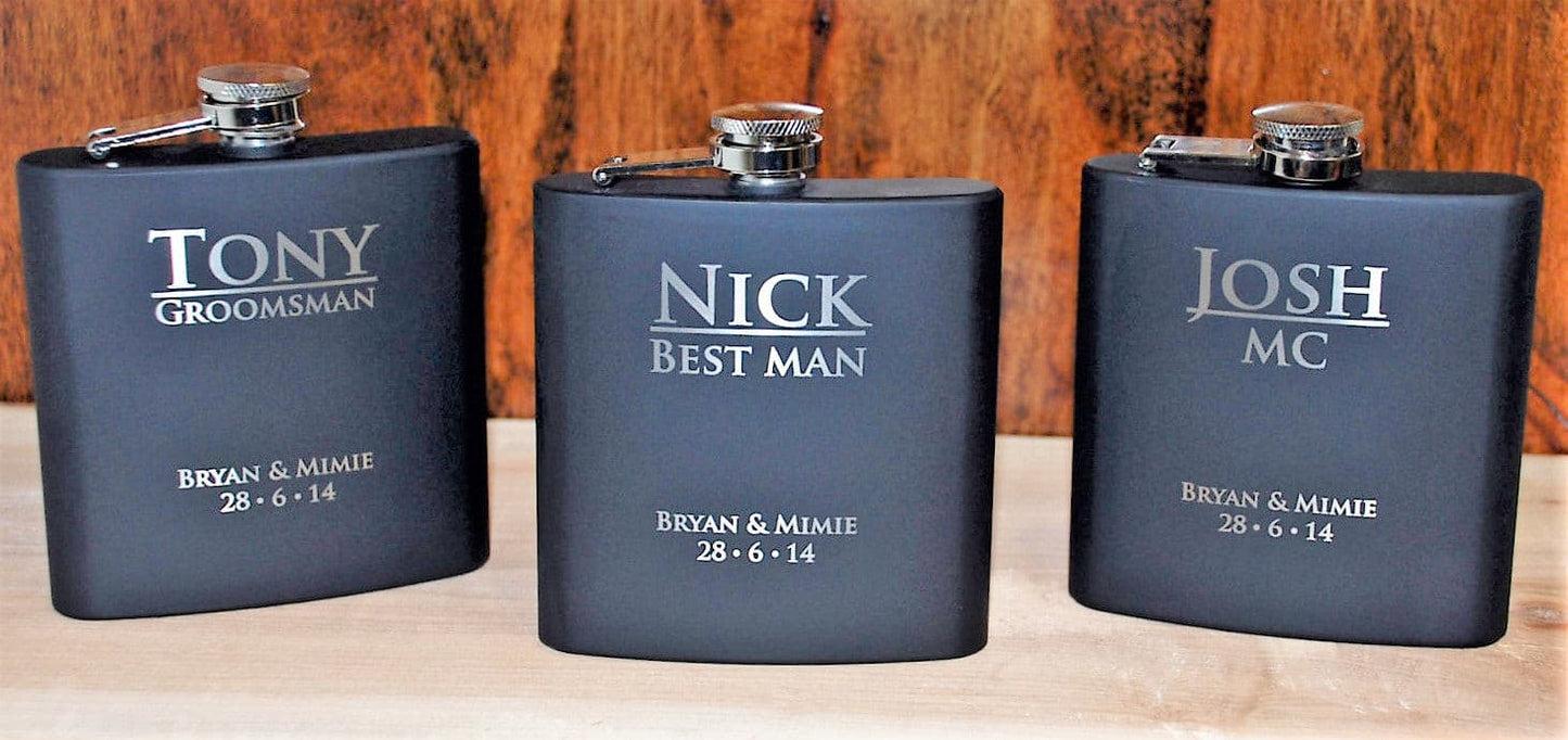 Custom Engraved Flasks Design 3.