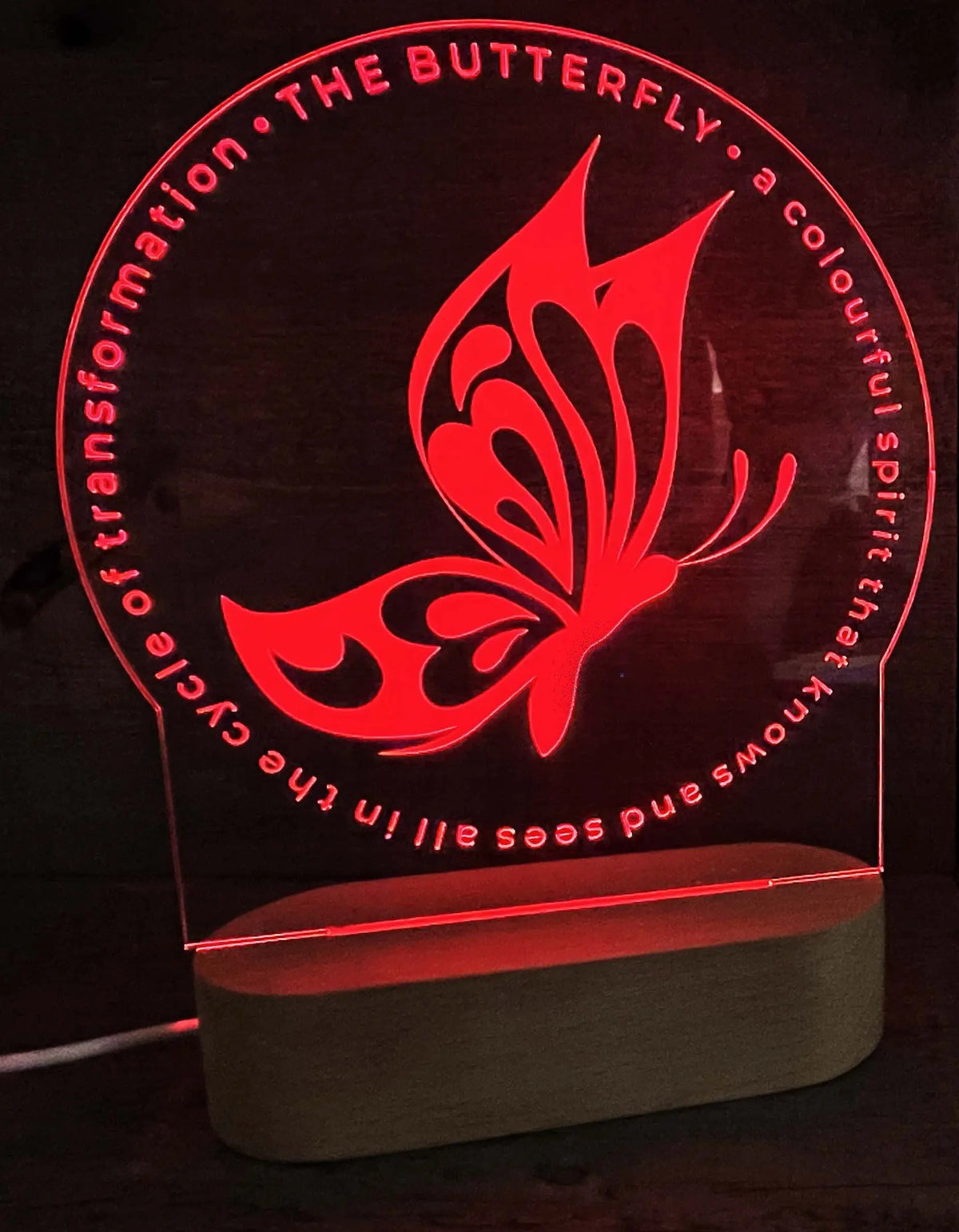 Custom Logo, Text and/or Graphic LED Light Sign - 7 Colours - Memories Made Custom