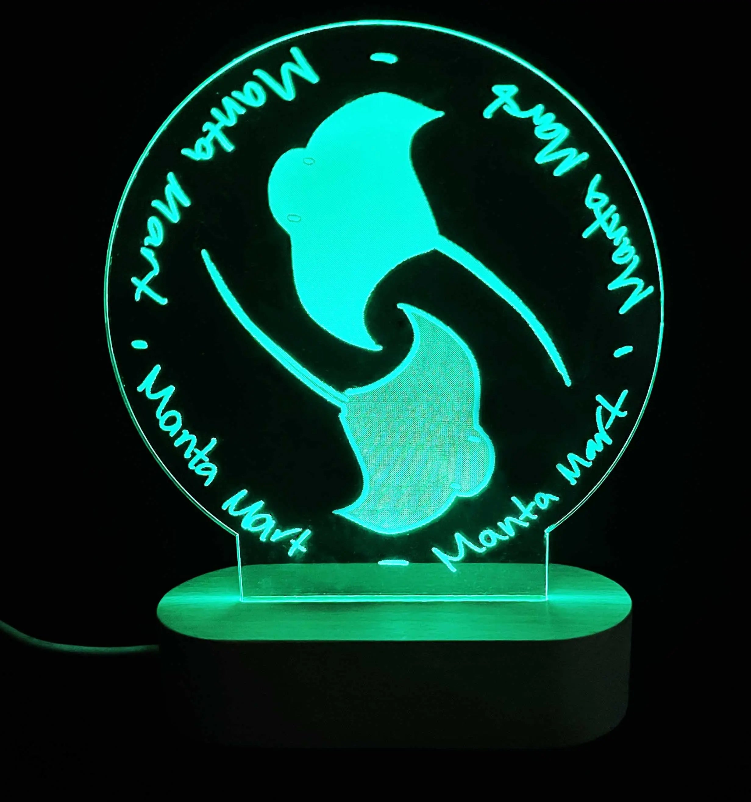 Custom Logo, Text and/or Graphic LED Light Sign - 7 Colours.