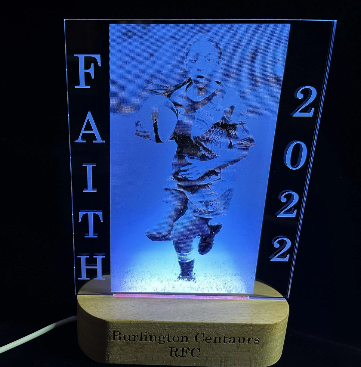 Photo Engraved Light Lamp - 7 Colours.