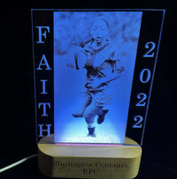 Photo Engraved Light Lamp - 7 Colours.
