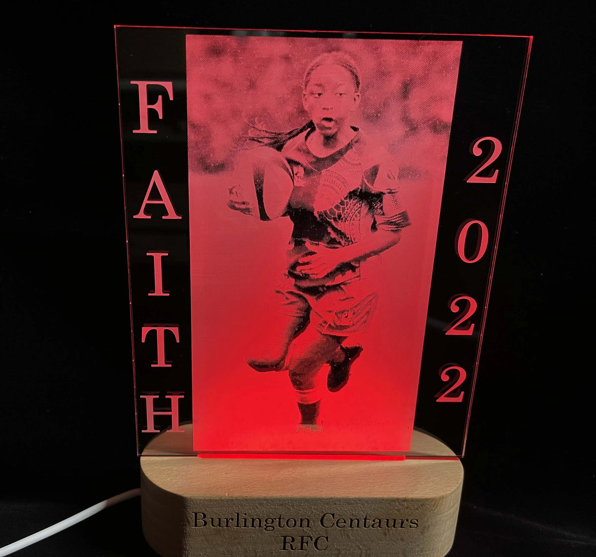 Photo Engraved Light Lamp - 7 Colours.