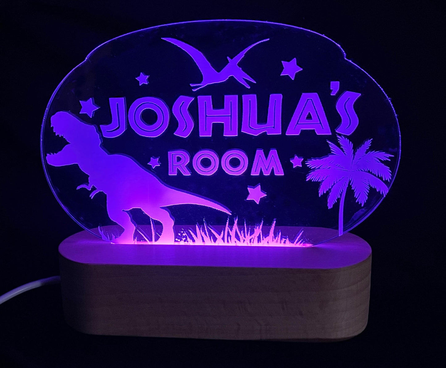 Dinosaur Night Light - 7 Colours.