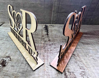 Head Table Couples Wooden Name Signs.