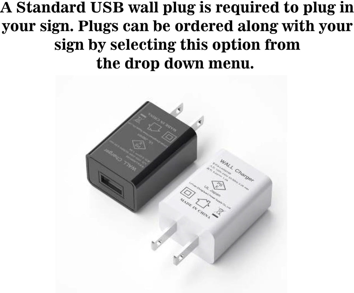 Custom Logo, Text and/or Graphic LED Light Sign - 7 Colours - Memories Made Custom